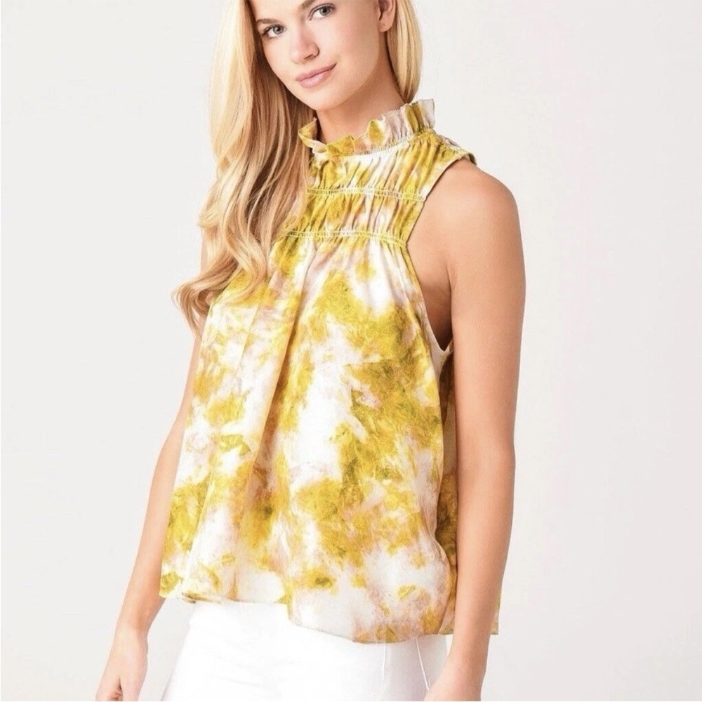 JOIE Limited Edition Womens Sleeveless Top Ruffled Neck Size M - Medium NWT $198 - Picture 3 of 16